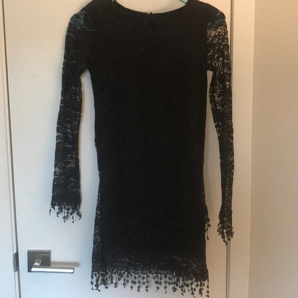 Black Lacy Dress - Picture 1 of 5
